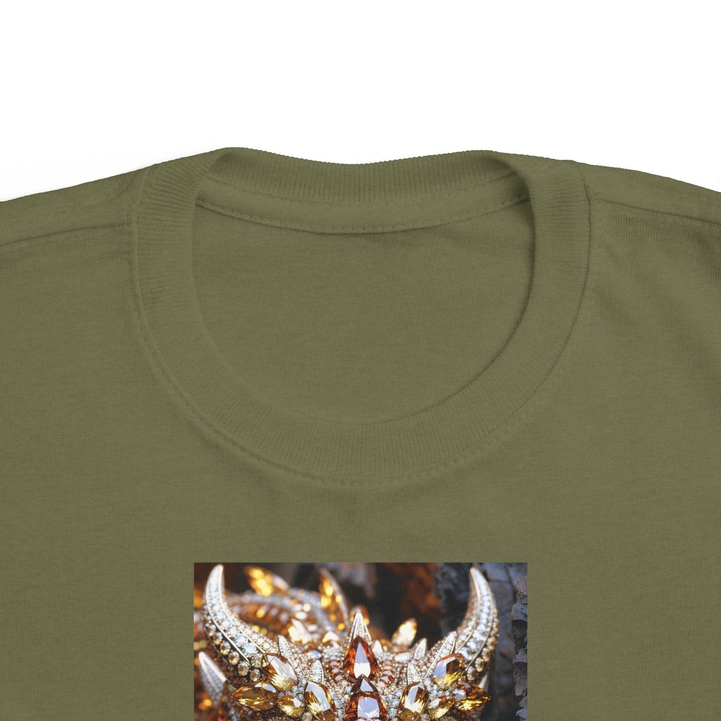 Toddler Tee — Fierce Gold Dragon Graphic Shirt