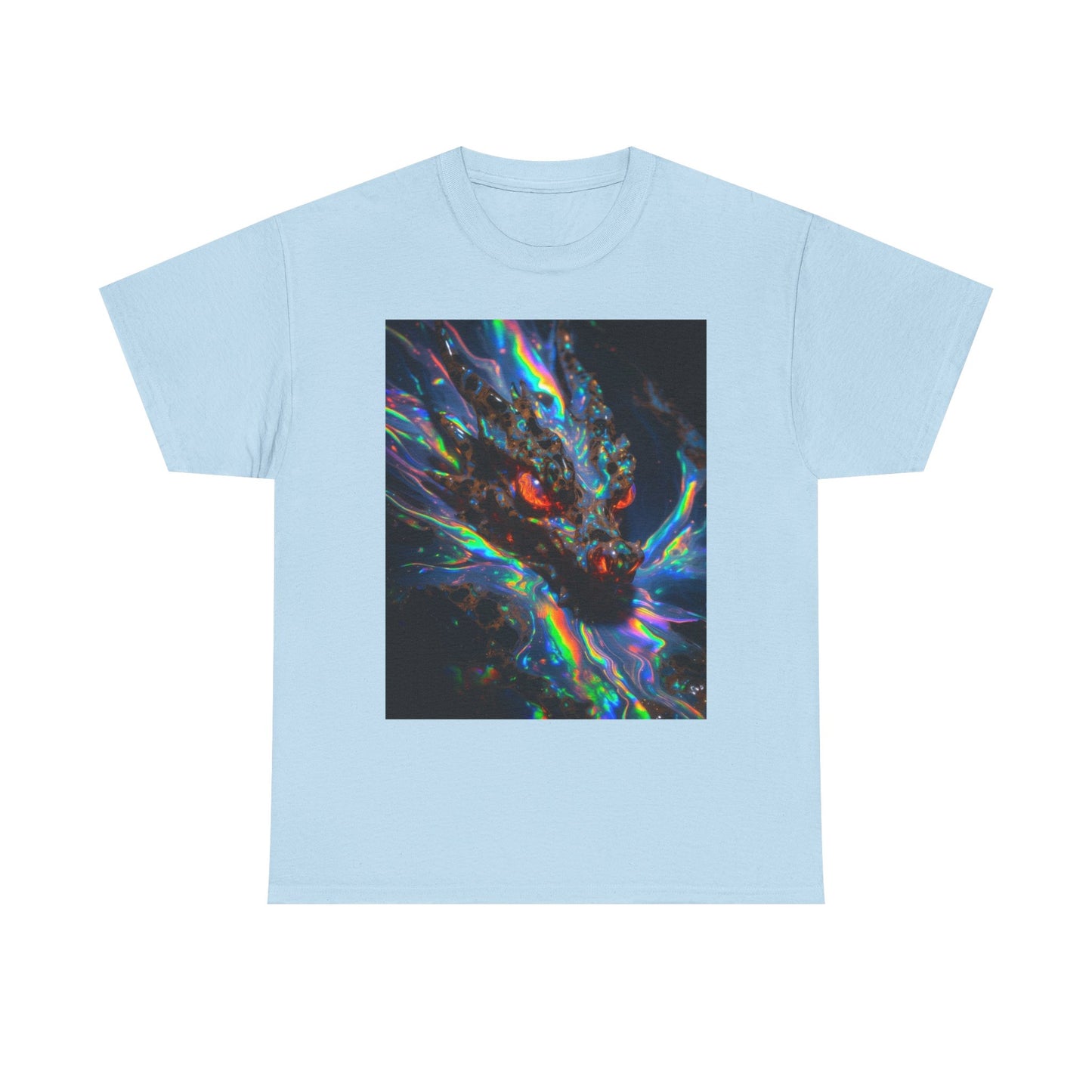 Psychedelic Dragon T-Shirt — Neon Cosmic Dragon Graphic Tee
