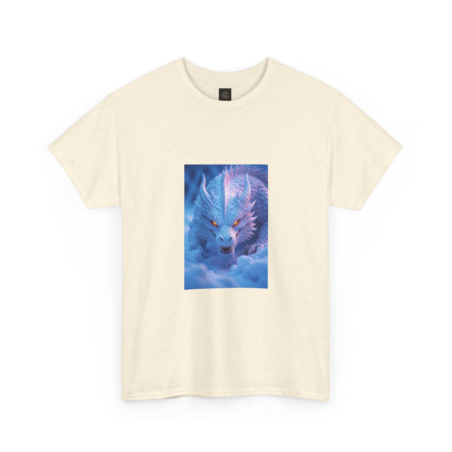 A Mystic Blue Dragon Tee — Ethereal Fantasy Animal Graphic T-Shirt