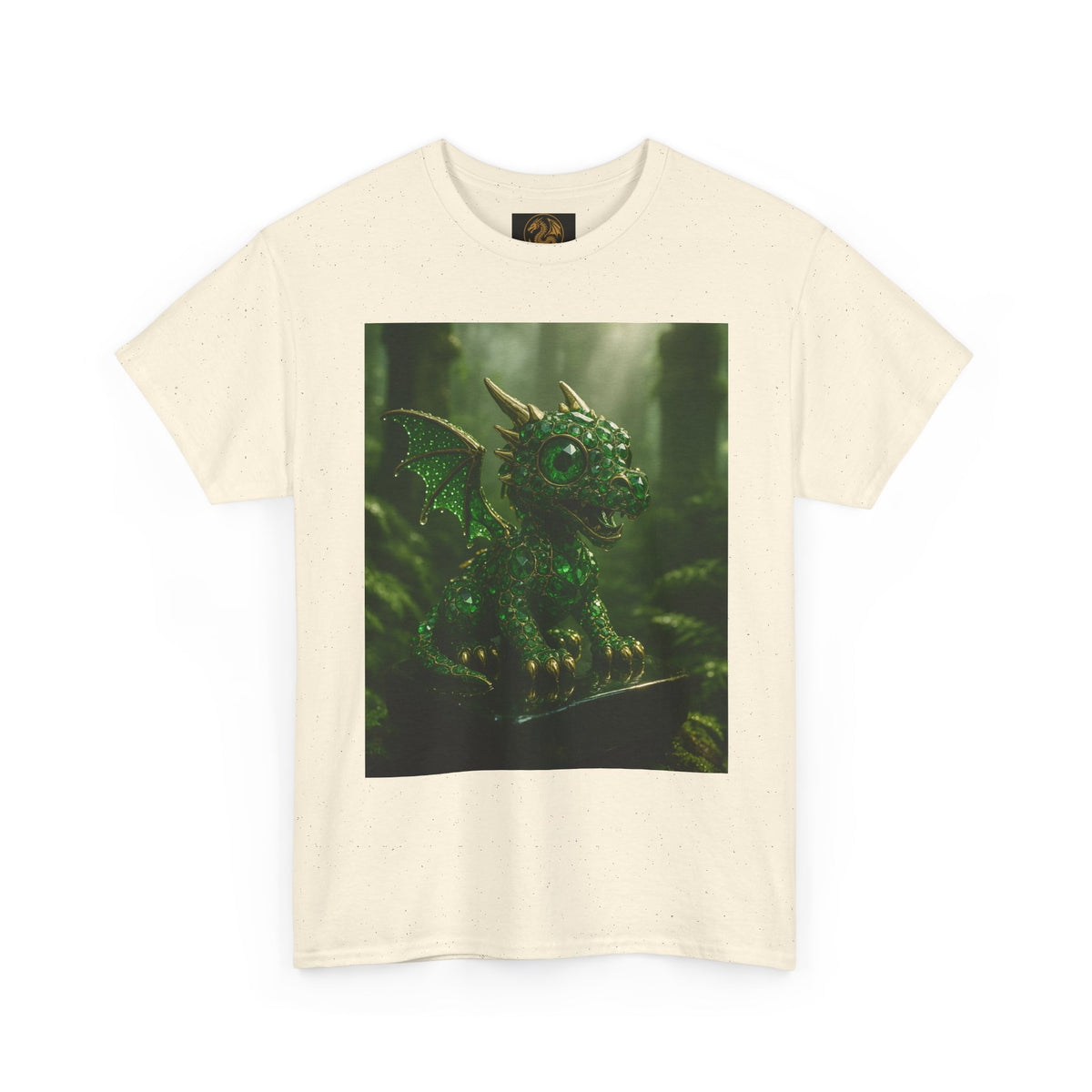 A Fantasy Dragon Graphic Tee, Heavy Cotton Shirt, Cute Dragon Top, Gifts for Dragon Lovers, Whimsical Art T-Shirt, Casual Wear