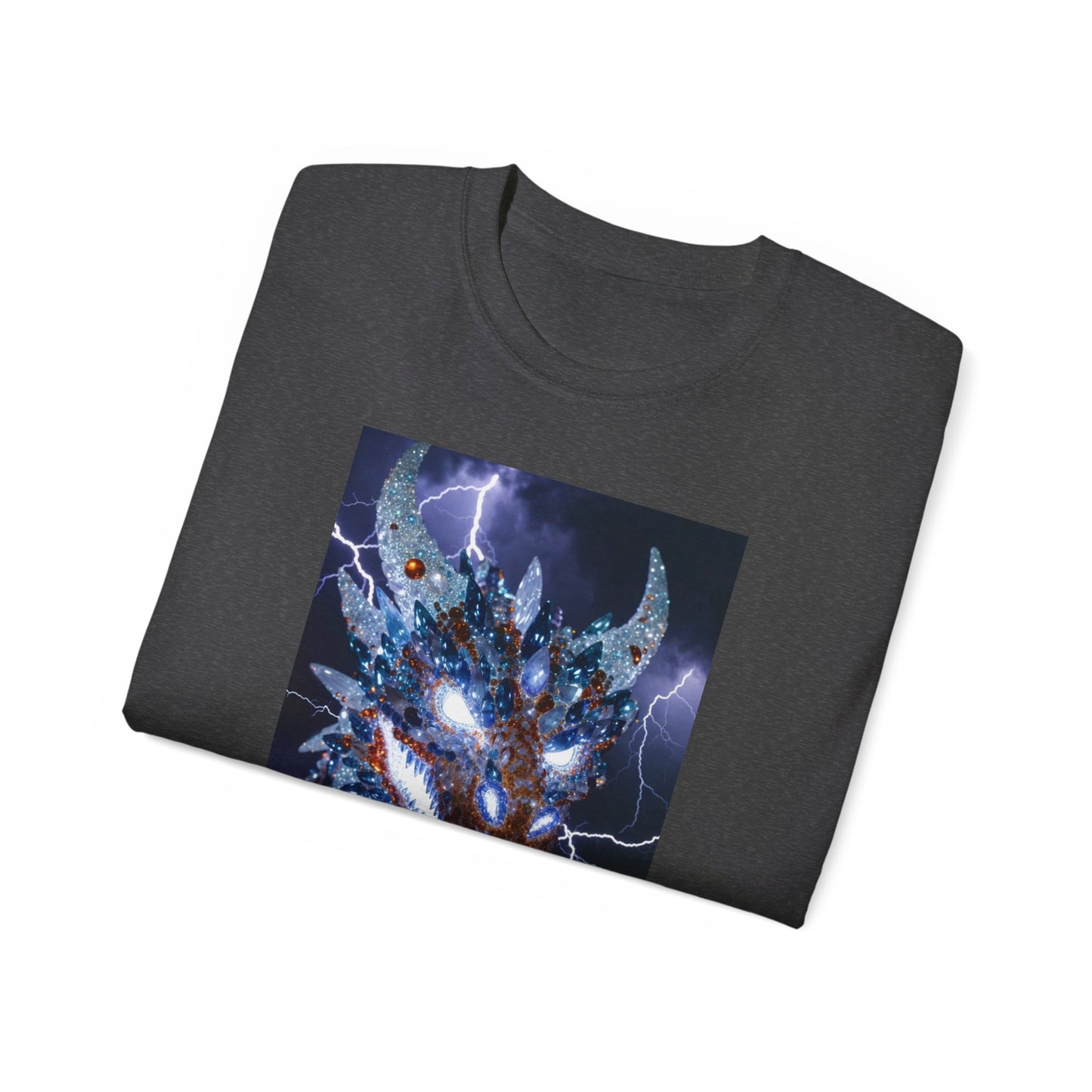 Electric Dragon T-Shirt — Lightning Fantasy Beast Graphic Tee