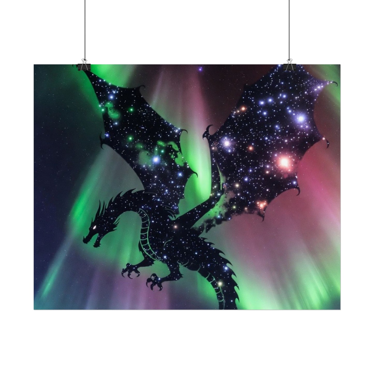 Dragon Aurora Poster