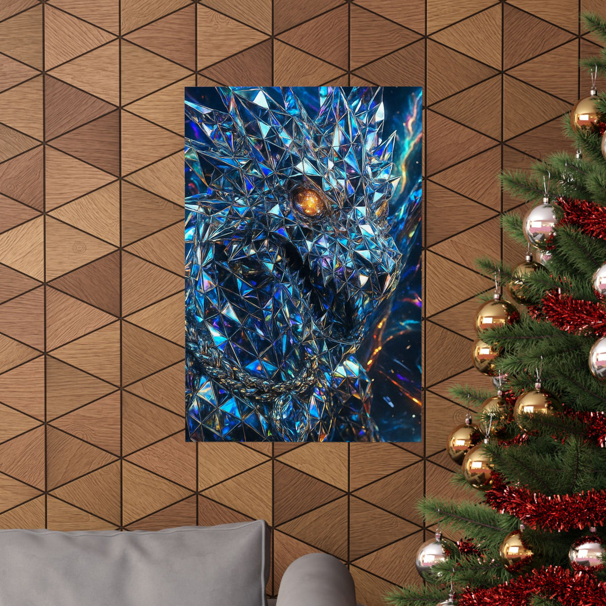 A Stunning Matte Vertical Posters - Dragon Art, Fantasy Decor, Home Wall Art, Unique Gifts, Collector's Item