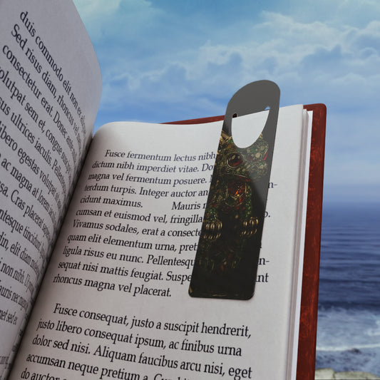 A Metal Bookmark with Elegant Frog Design, Reading Gifts, Book Lover Accessory, Unique Library Supplies, Literary Decoration