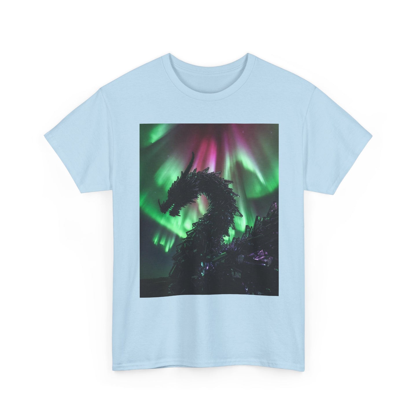 Dragon Aurora T-Shirt — Northern Lights Dragon Graphic Tee