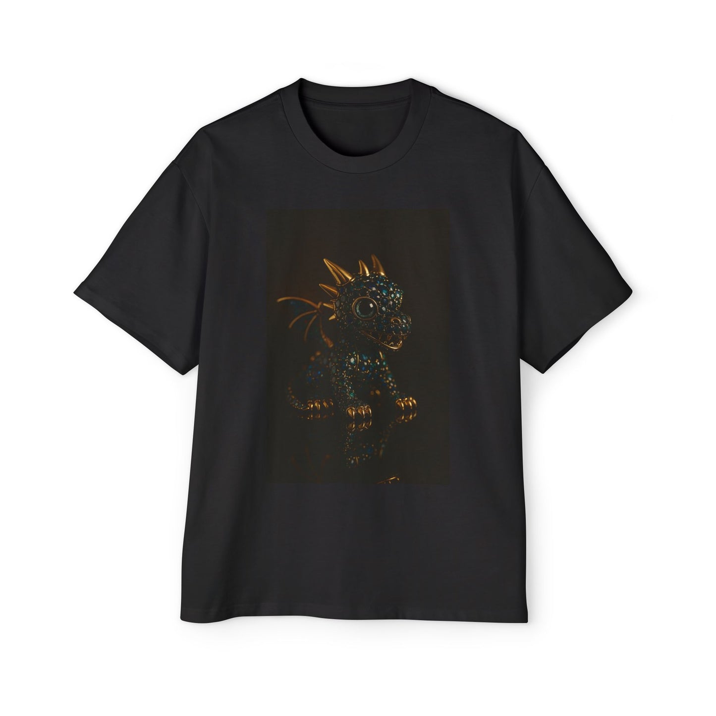 A Dragon Design Oversized Tee, Casual Wear, Graphic Shirt, Gift for Fantasy Lovers, Unique T-Shirt, Perfect for Festivals and Everyday