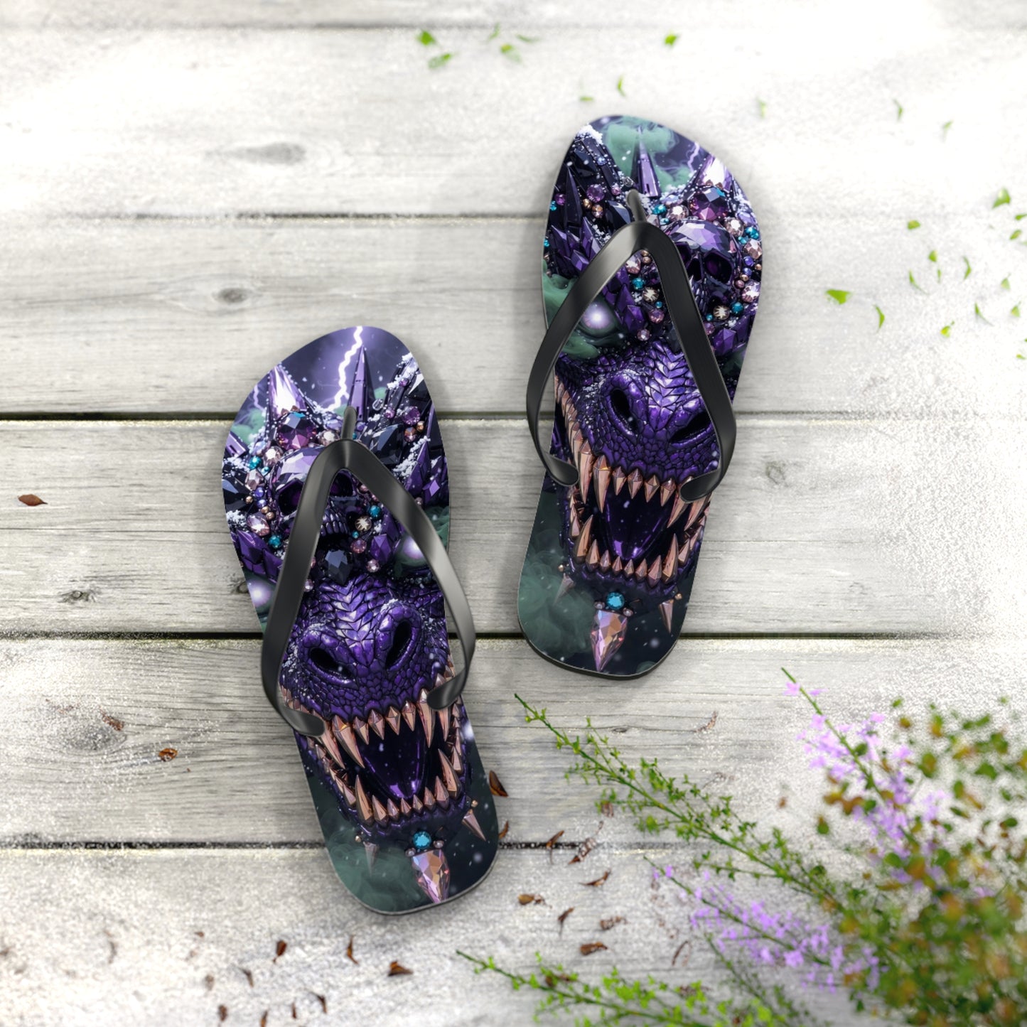 A Dragon Kings Flip Flops — Beach Sandals