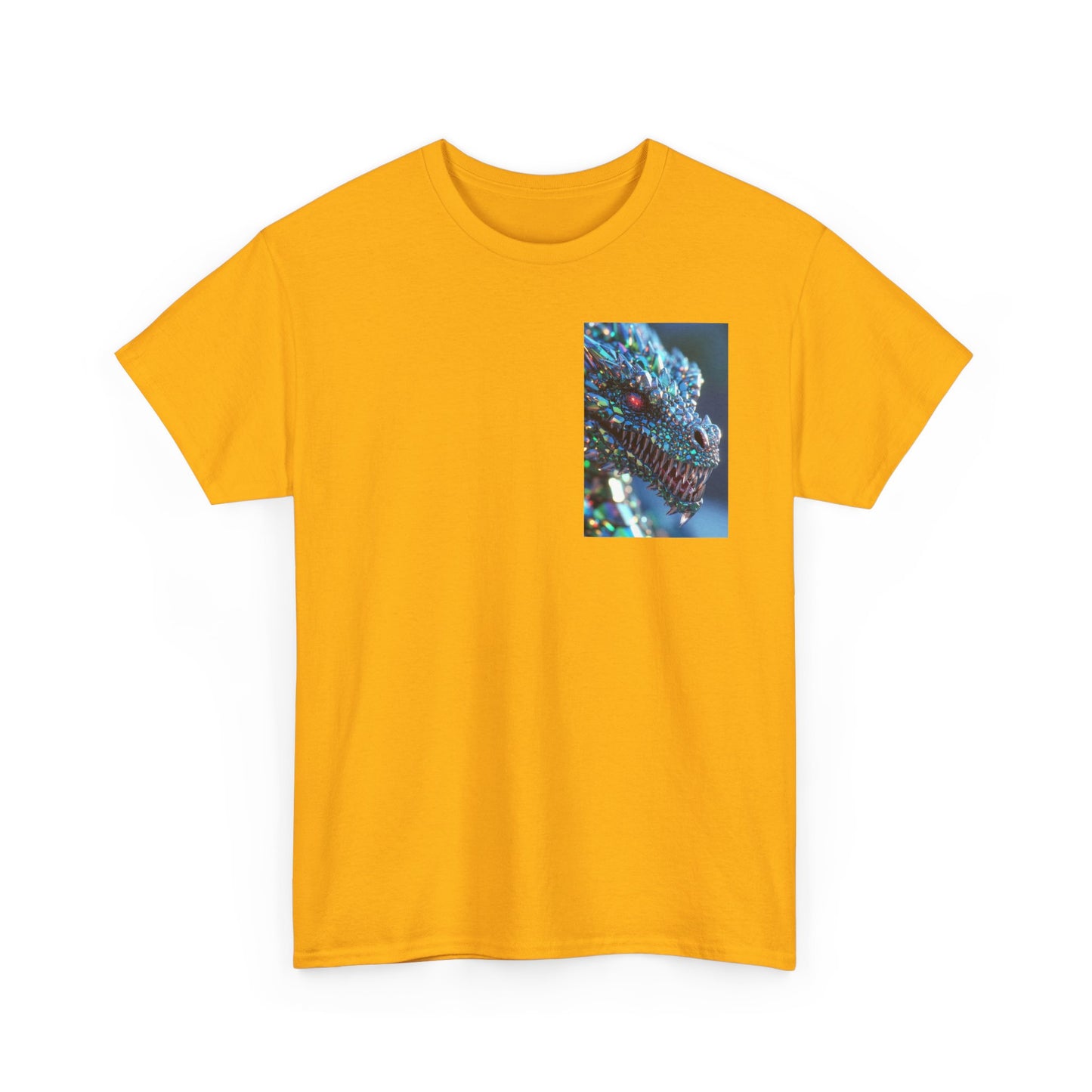 Dragon Scale Graphic Tee — Iridescent Fantasy Lizard Art Shirt