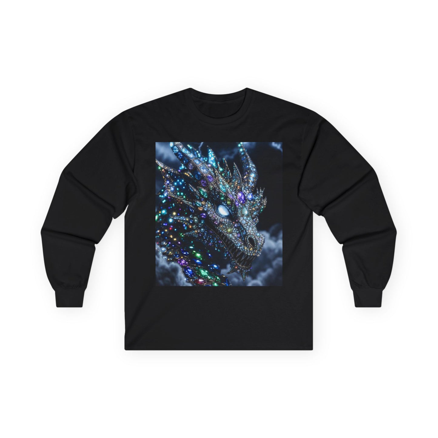 Mystic Crystal Dragon Long Sleeve Tee