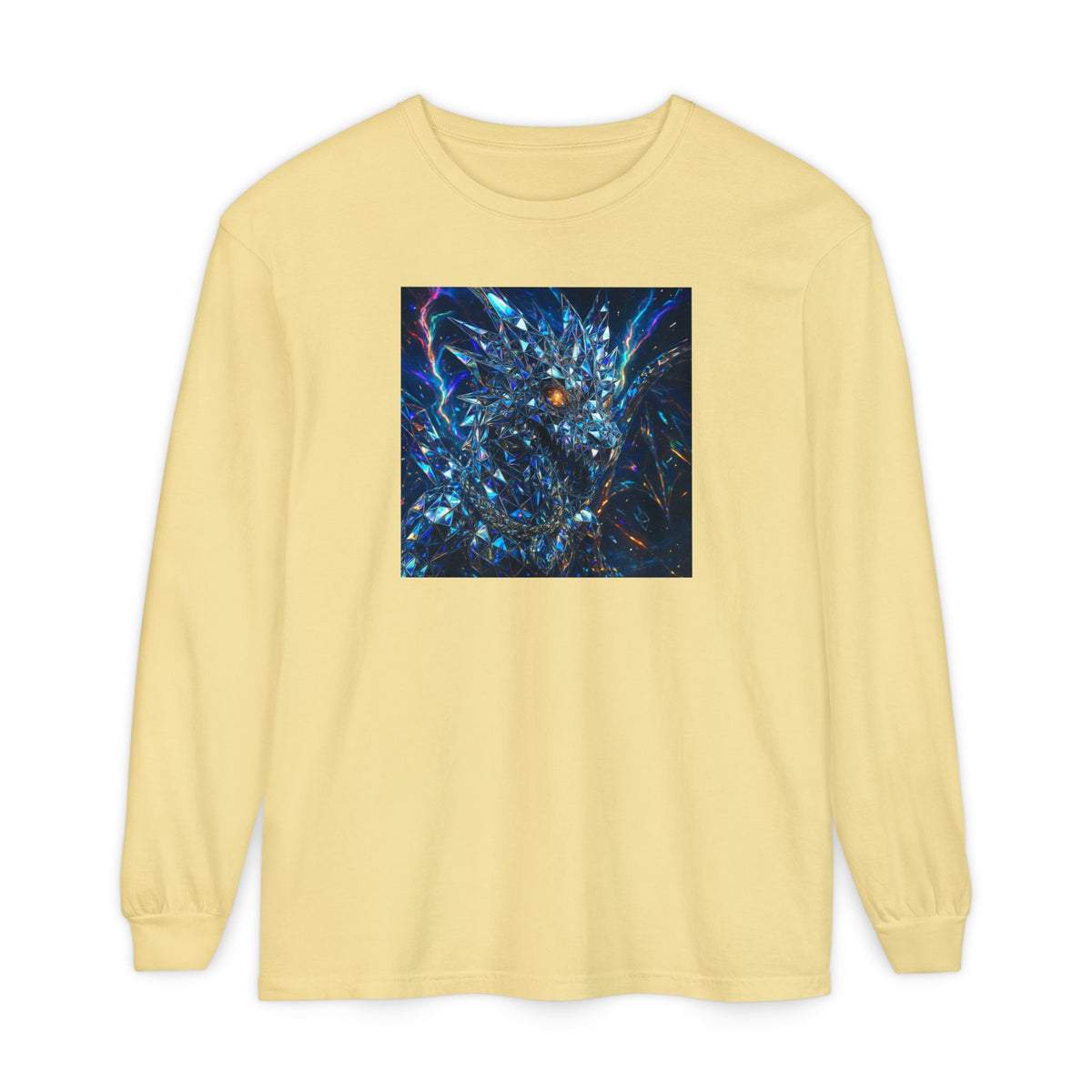 A Glass Dragon Garment-dyed Long Sleeve T-Shirt