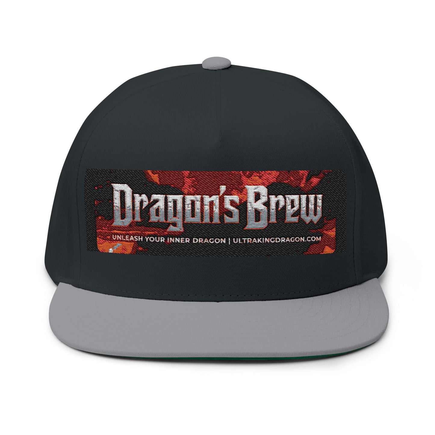Dragon's Brew Embroidered Flat Bill Cap