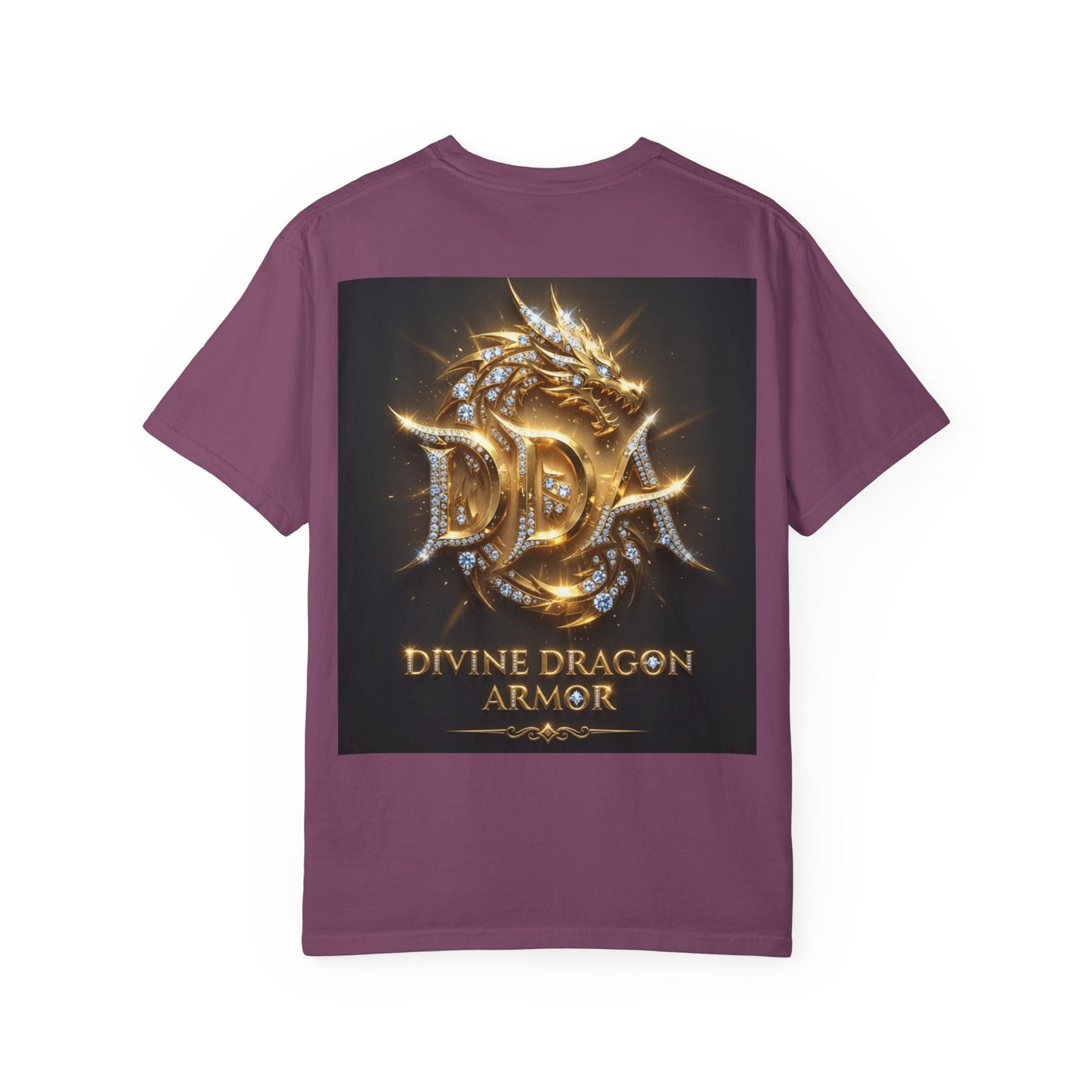A DIVINE DRAGON ARMOR MEN OR WOMANS Garment-Dyed T-shirt