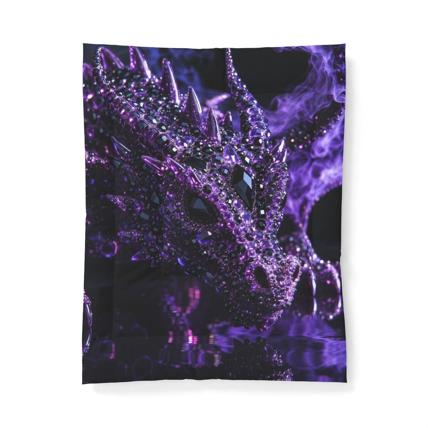 Purple Galaxy Abstract Cotton Comforter