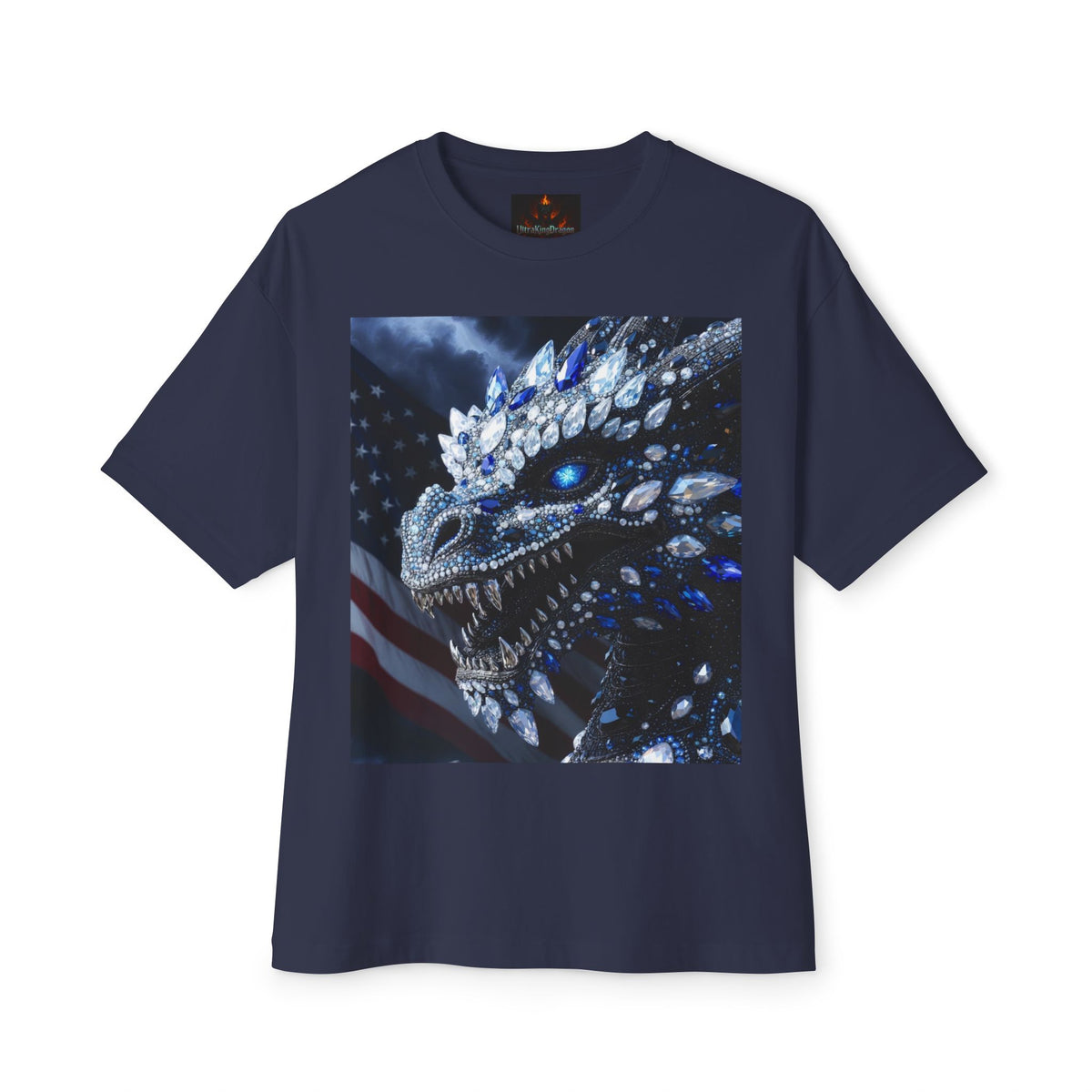 A Dragon USA 🇺🇸 Oversized Boxy Tee - Relaxed Fit Shirt for Casual Wear, Perfect Gift for Birthdays, Holidays, Lounge, Everyday Style, Uplifting [...]