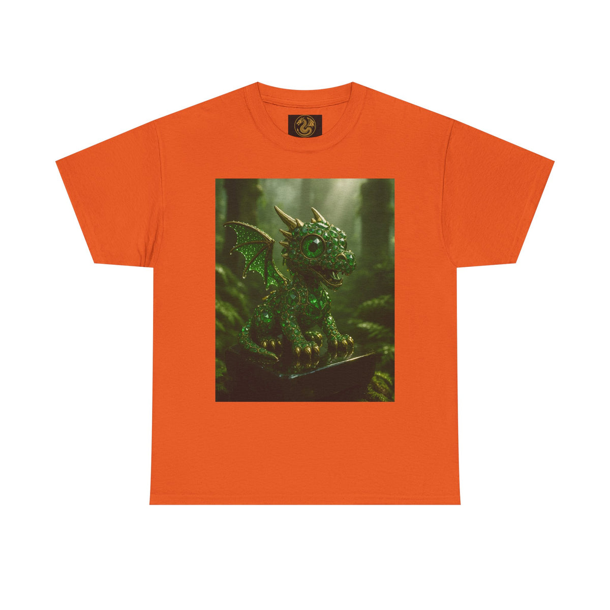 A Fantasy Dragon Graphic Tee, Heavy Cotton Shirt, Cute Dragon Top, Gifts for Dragon Lovers, Whimsical Art T-Shirt, Casual Wear