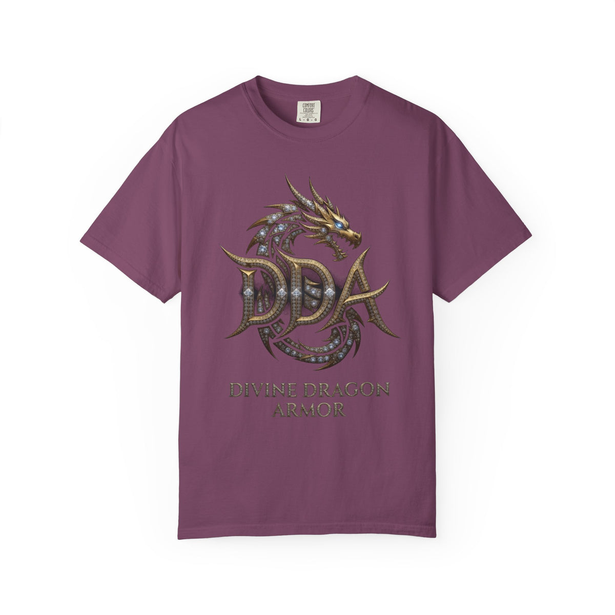 A DIVINE DRAGON ARMOR MEN OR WOMANS Garment-Dyed T-shirt