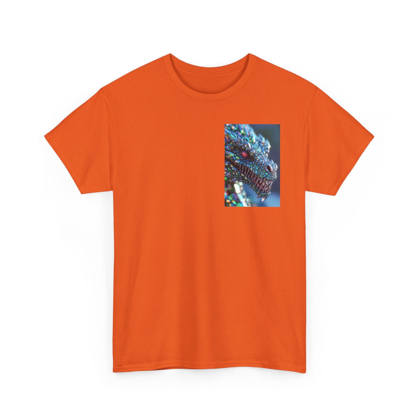 Dragon Scale Graphic Tee — Iridescent Fantasy Lizard Art Shirt