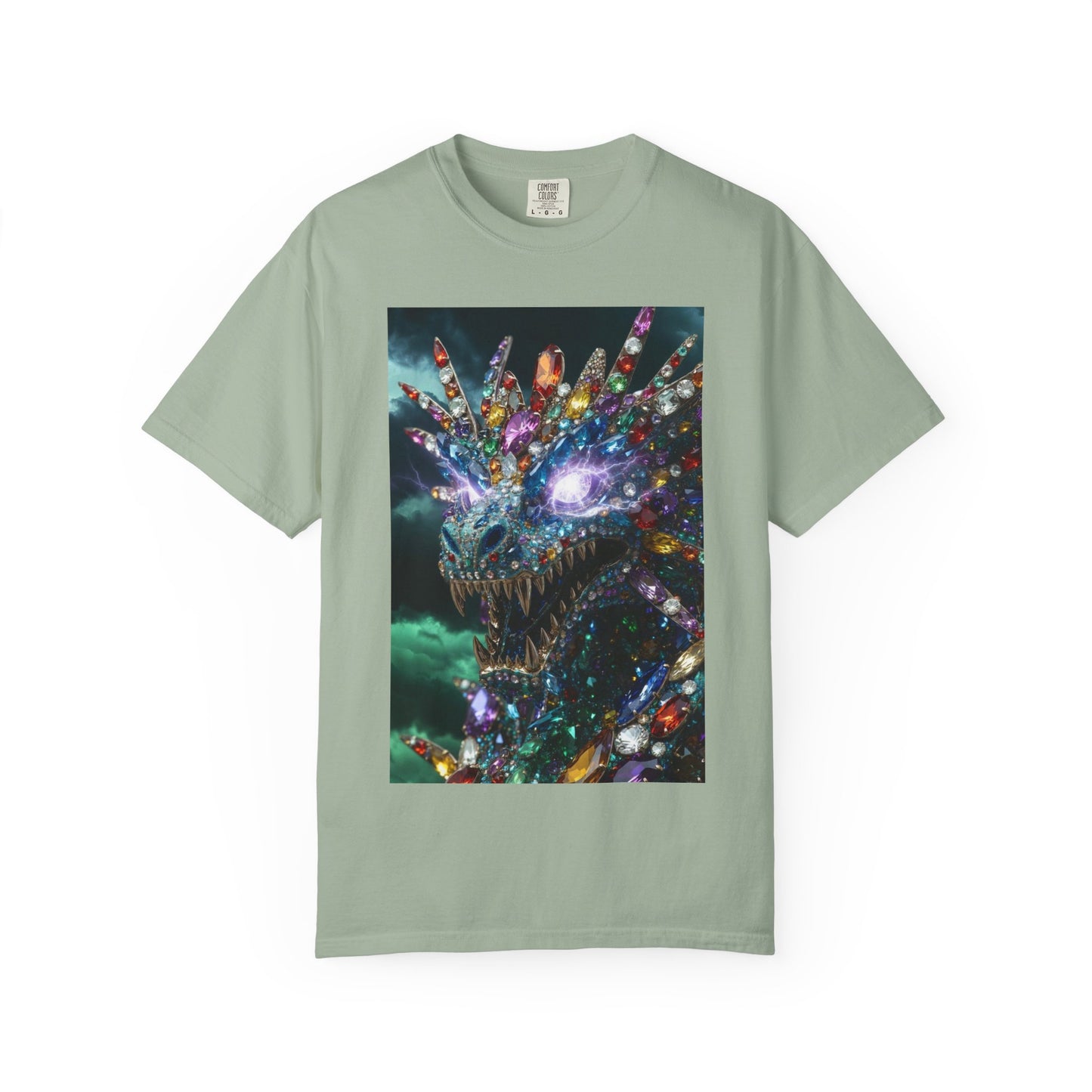 Dragon Crystal T-Shirt — Psychedelic Gem Monster Graphic Tee