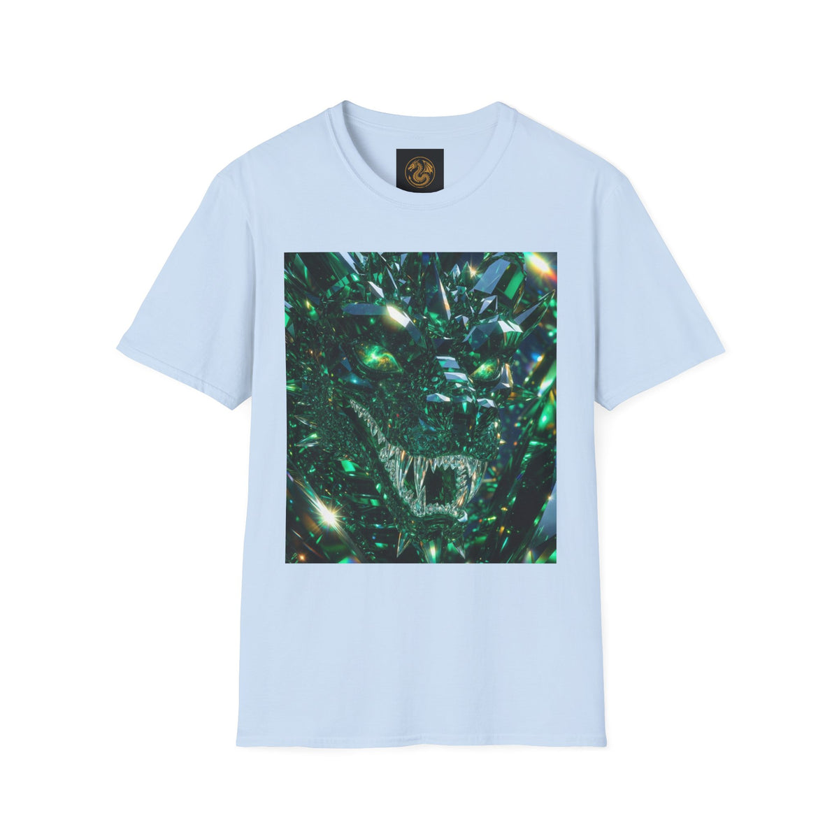 An Emerald Dragon Crystal Skull T-Shirt