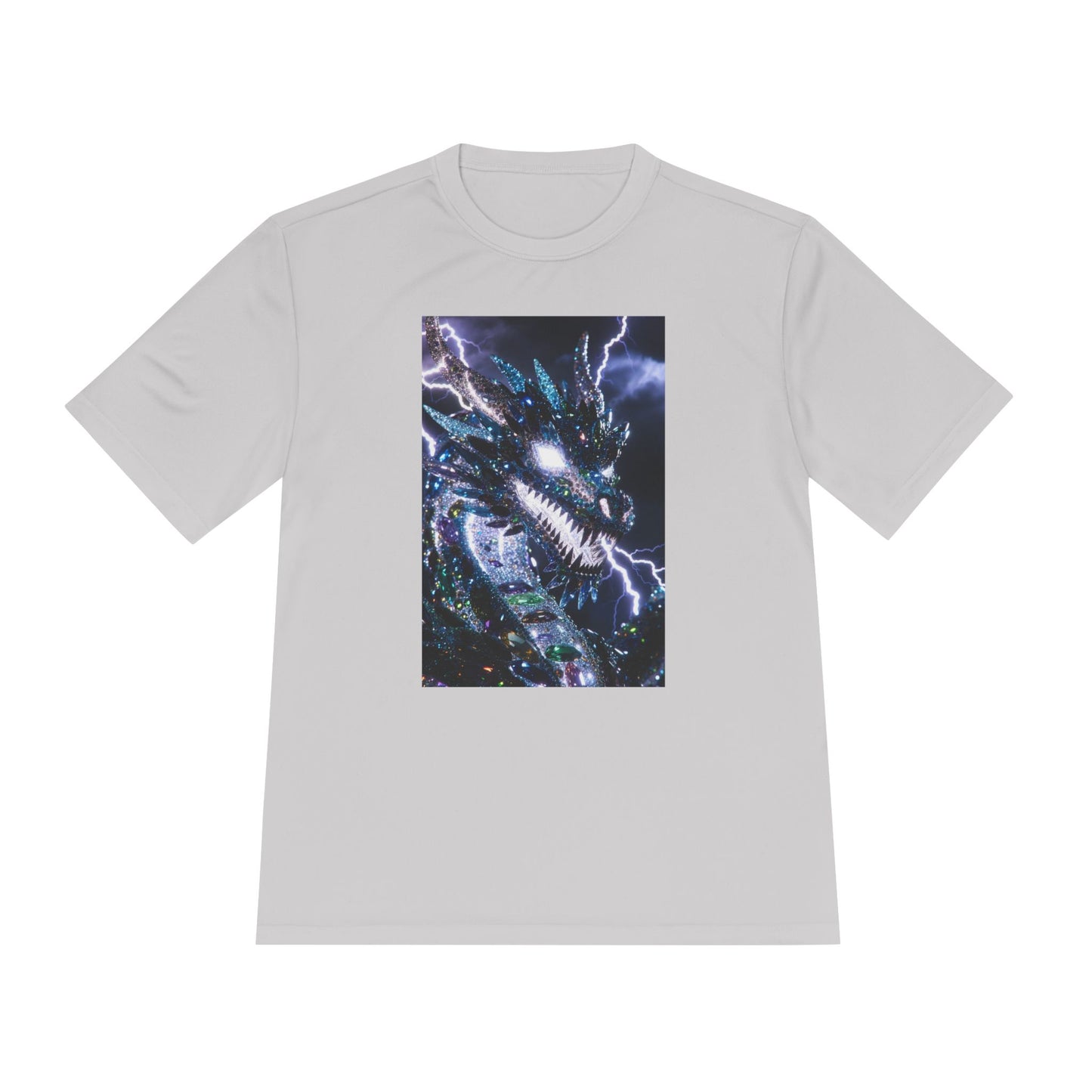 Lightning Dragon Graphic Tee — Cosmic Fantasy Dragon Shirt