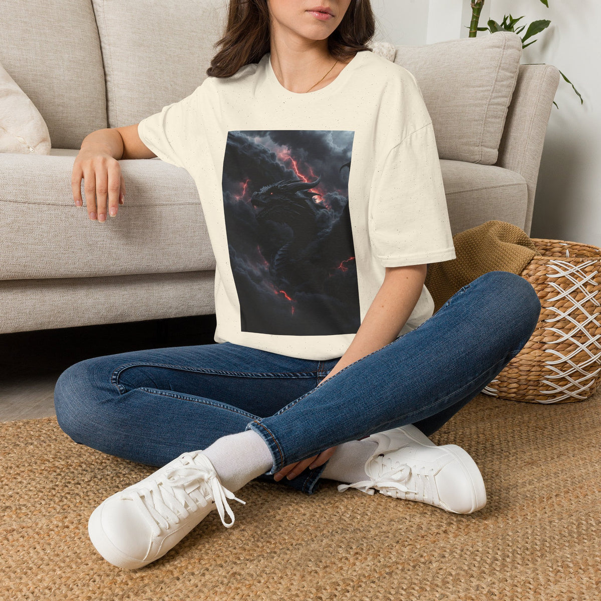 A Dragon Smoke T-Shirt — Stormy Smoke Tee