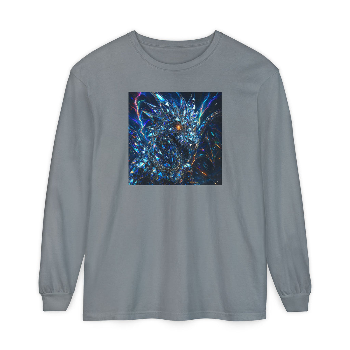 A Glass Dragon Garment-dyed Long Sleeve T-Shirt