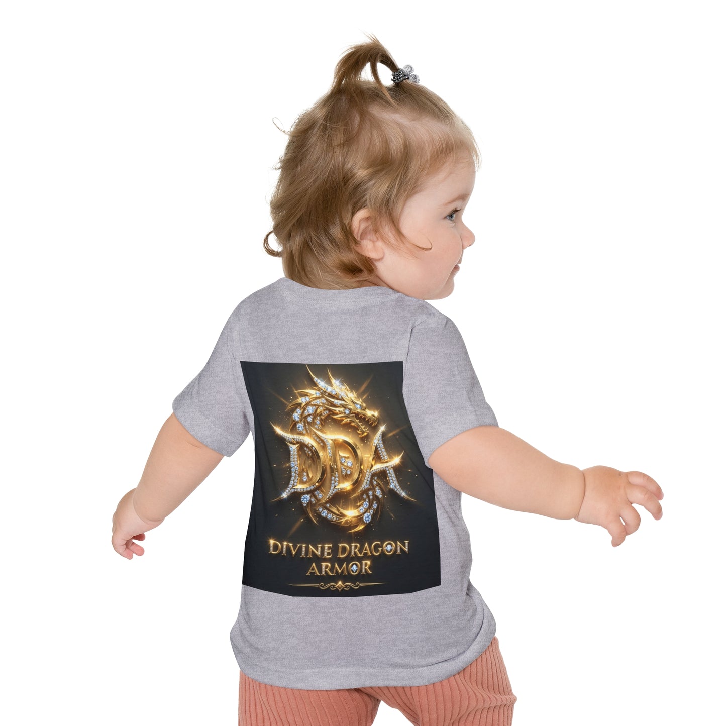 A Baby T-Shirt — Divine Dragon Armor Lightning Robot Graphic