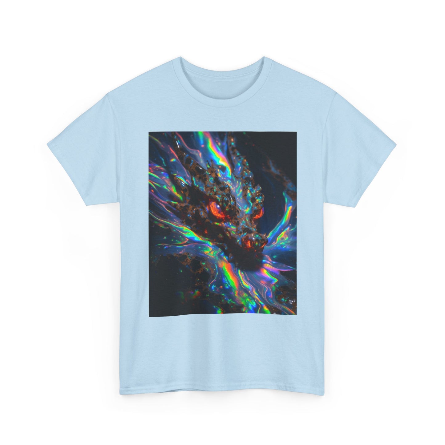 Psychedelic Dragon T-Shirt — Neon Cosmic Dragon Graphic Tee