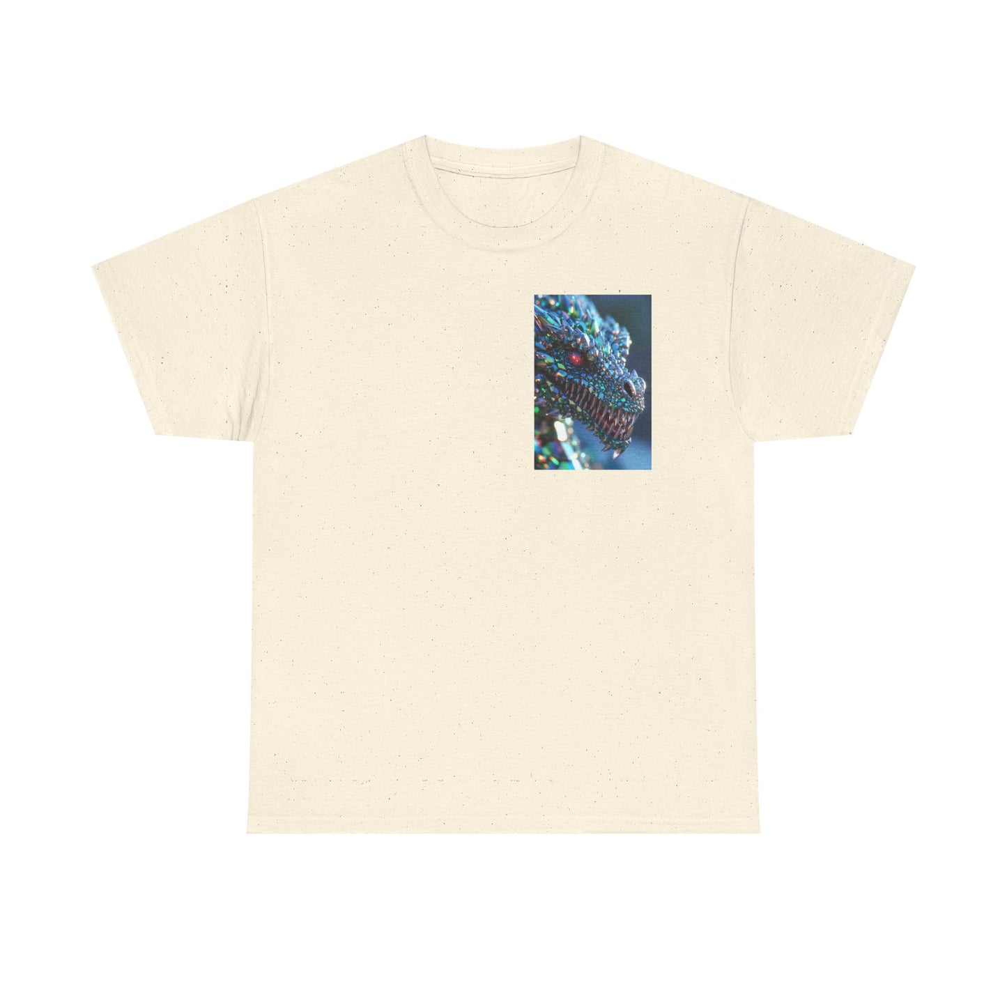 Dragon Scale Graphic Tee — Iridescent Fantasy Lizard Art Shirt