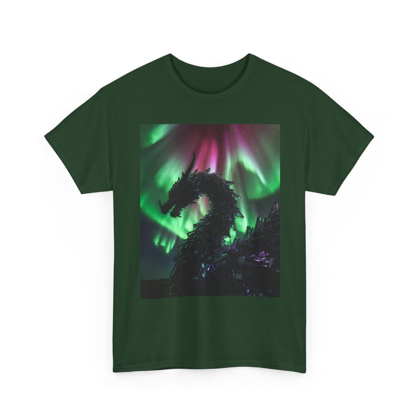 Dragon Aurora T-Shirt — Northern Lights Dragon Graphic Tee