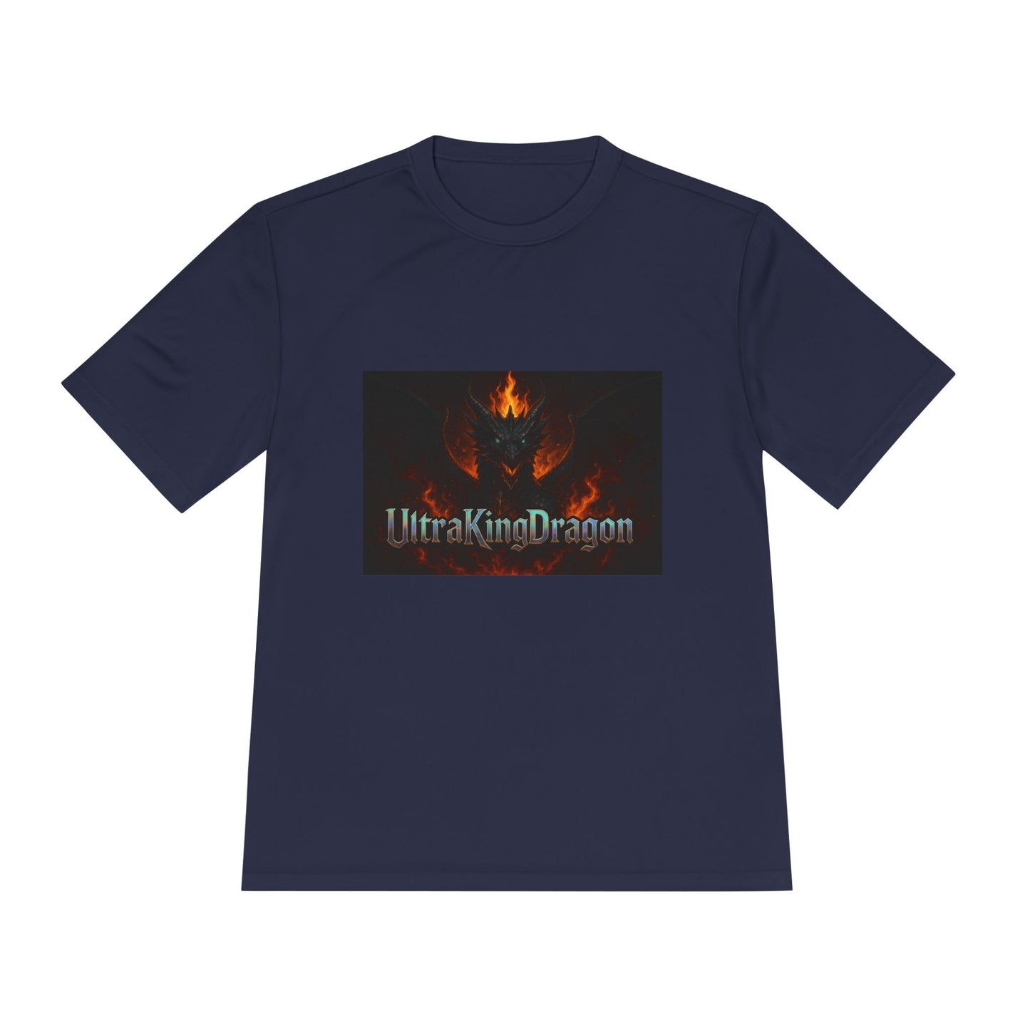 Unisex Moisture Wicking Tee - Dragon Design for Adventure Lovers