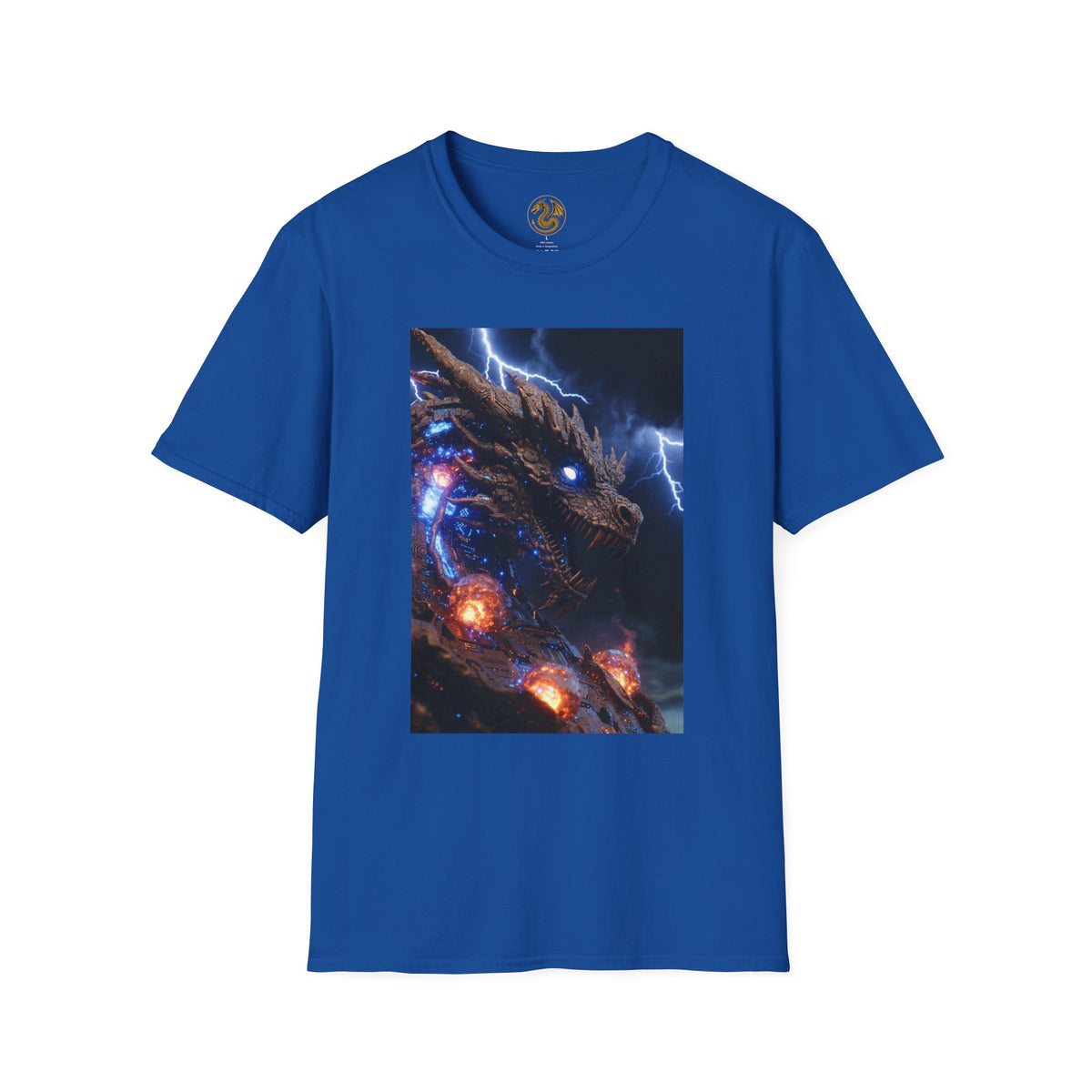 A powerful Dragon Tee — Electric Kaiju Face Graphic T-Shirt