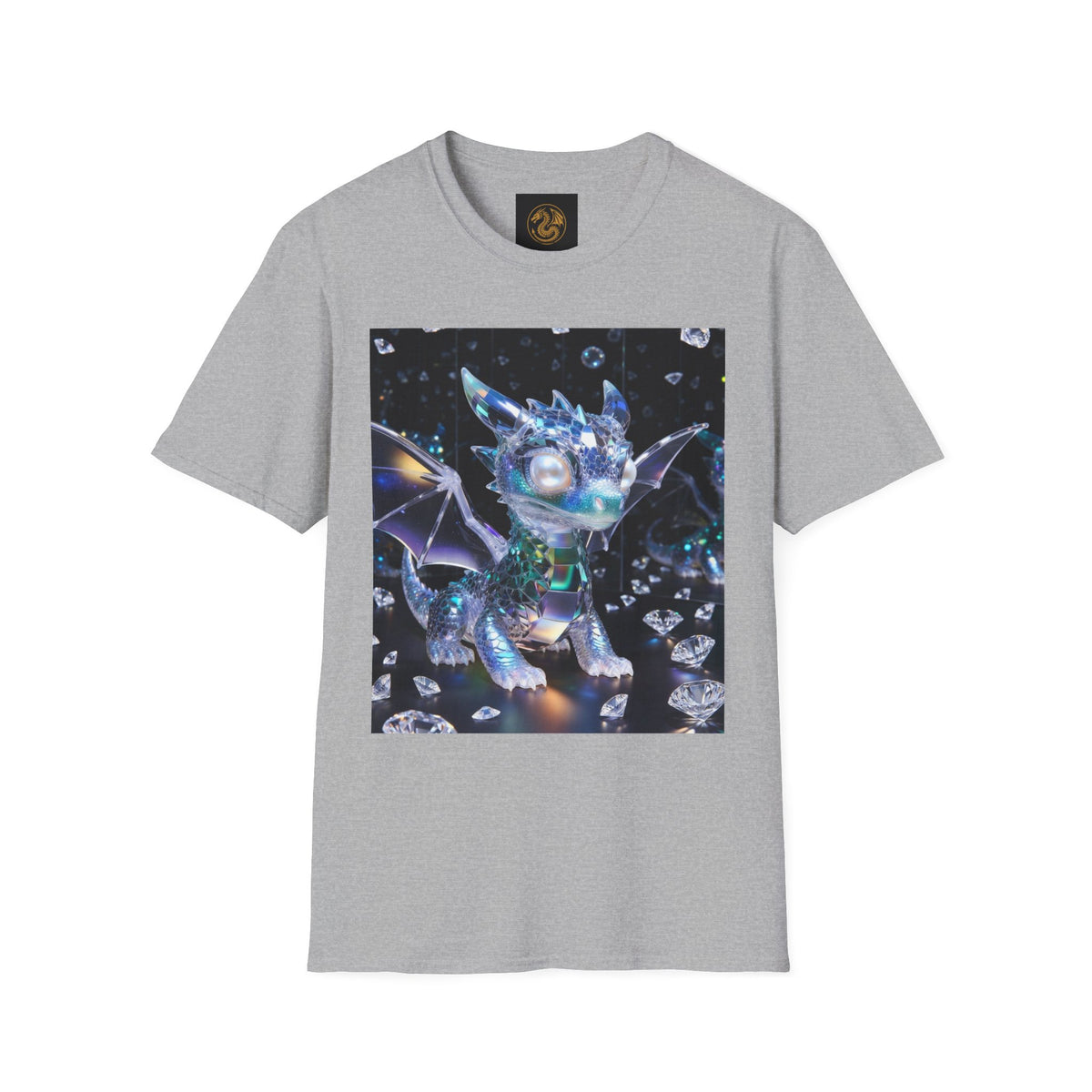 A Crystal Dragon T-Shirt — Sparkling Gem Fantasy Tee