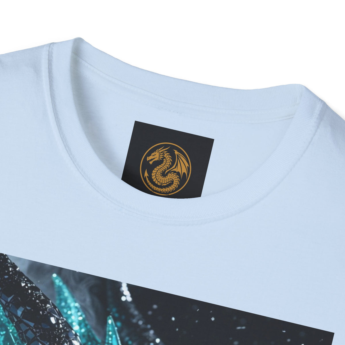 An Ice Dragon T-Shirt — Electric Frost Dragon Graphic Tee