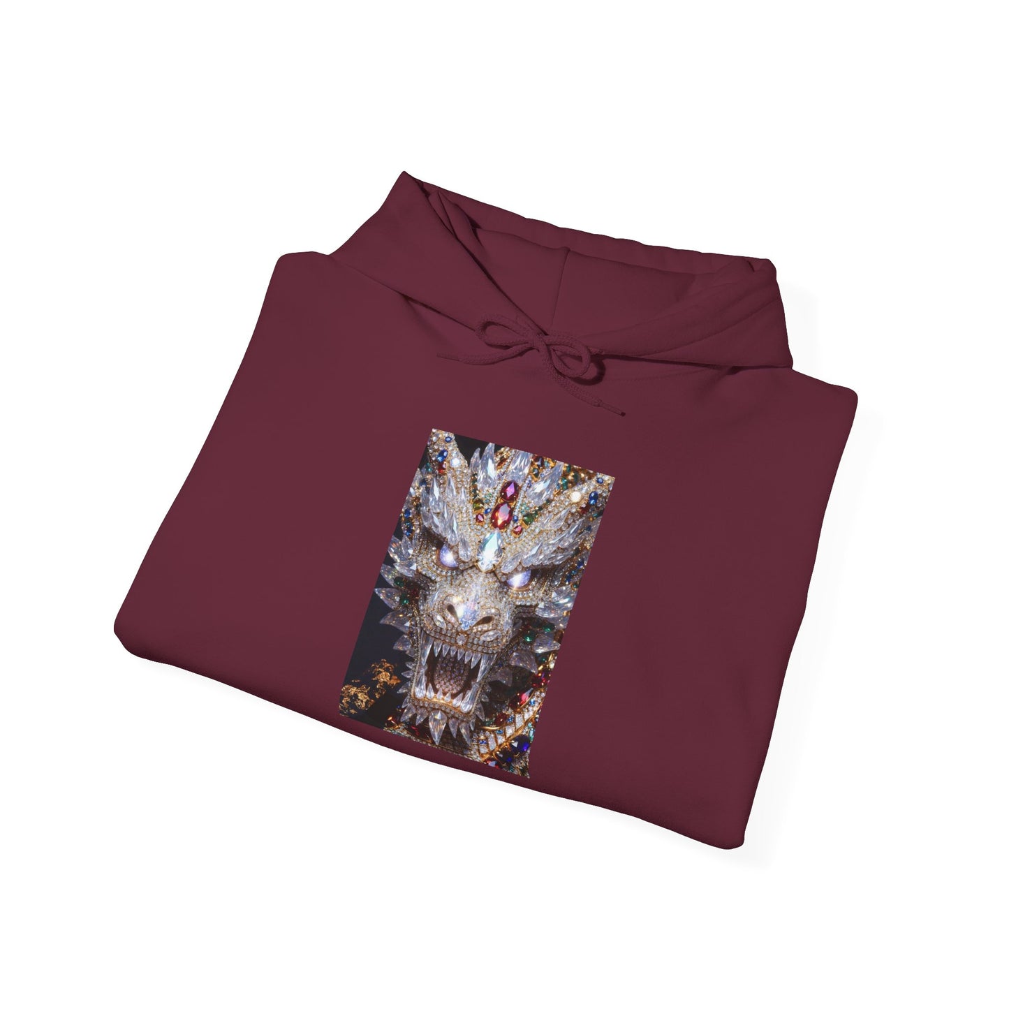 Dragon Skull Hoodie - Mystic Fantasy Graphic Pullover
