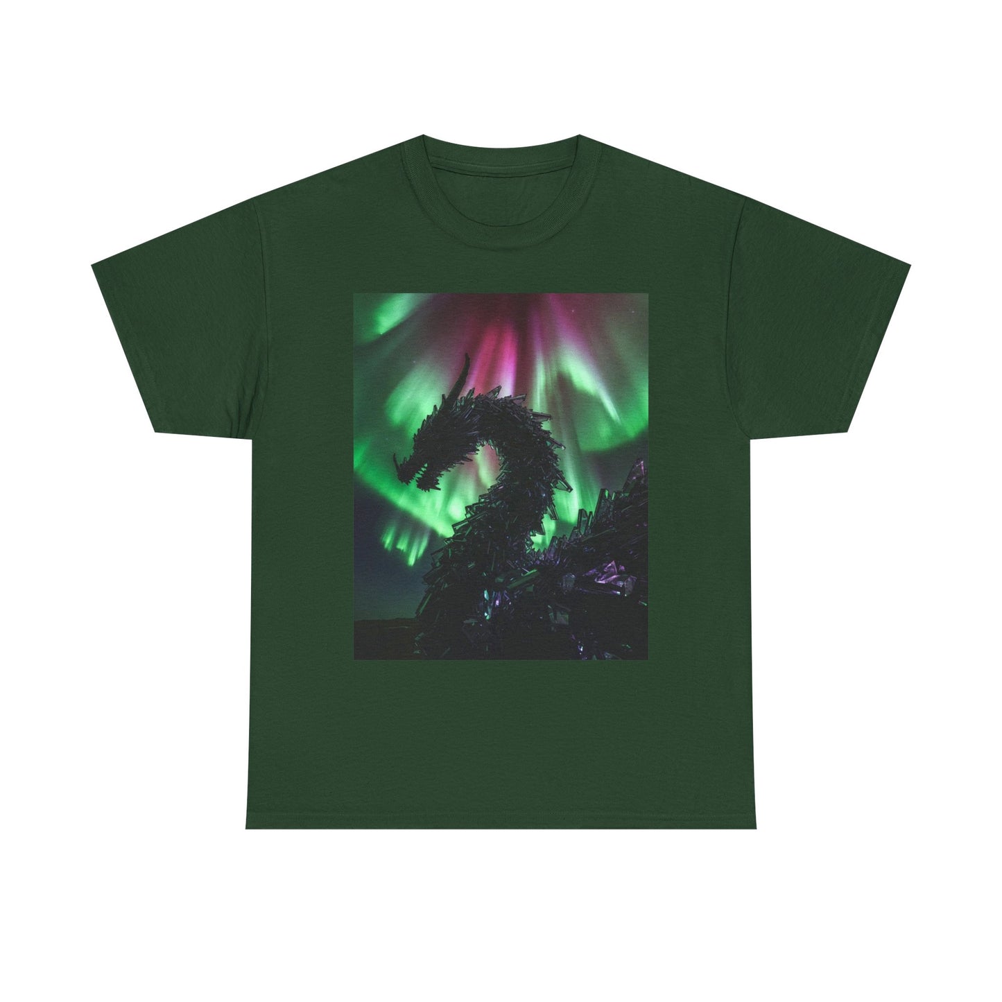 Dragon Aurora T-Shirt — Northern Lights Dragon Graphic Tee