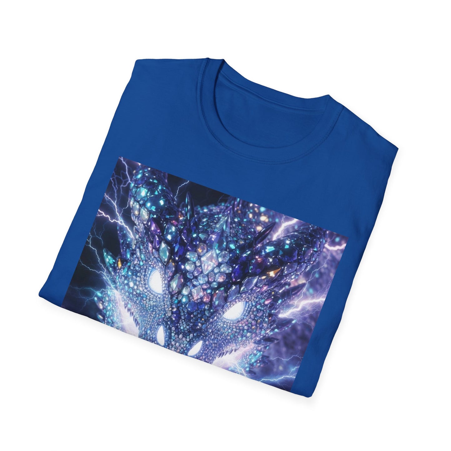 Electric Dragon T-Shirt — Neon Lightning Monster Graphic Tee