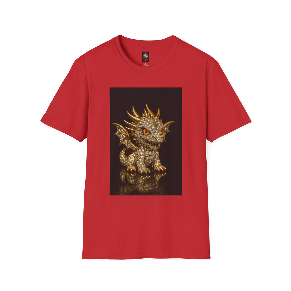 A Dragon Graphic T-Shirt, Fun Fantasy Apparel, Perfect Gift for Dragon Lovers, Casual Wear, Birthday Gift, Softstyle Tee