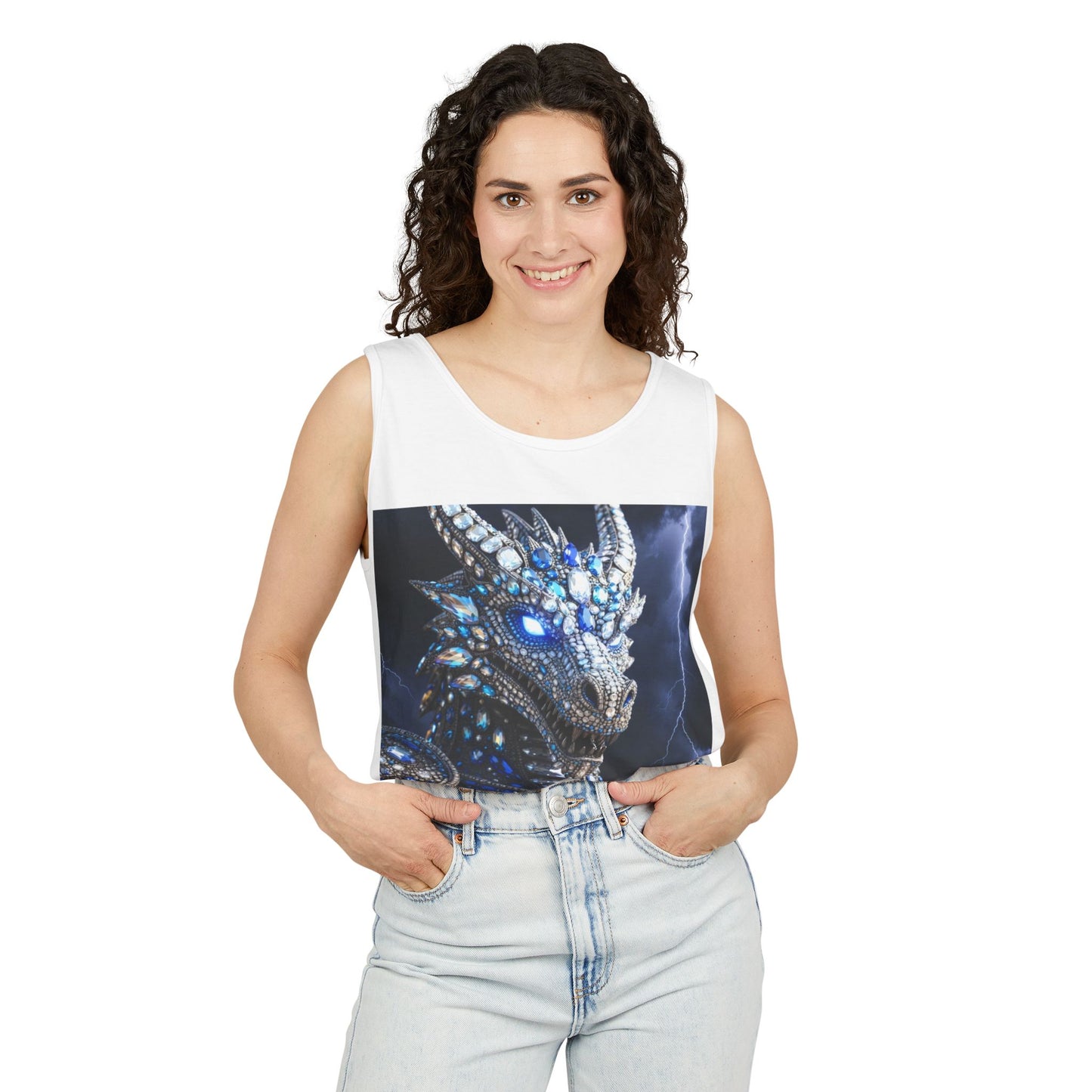 Patriotic Crystal Dragon Tank Top