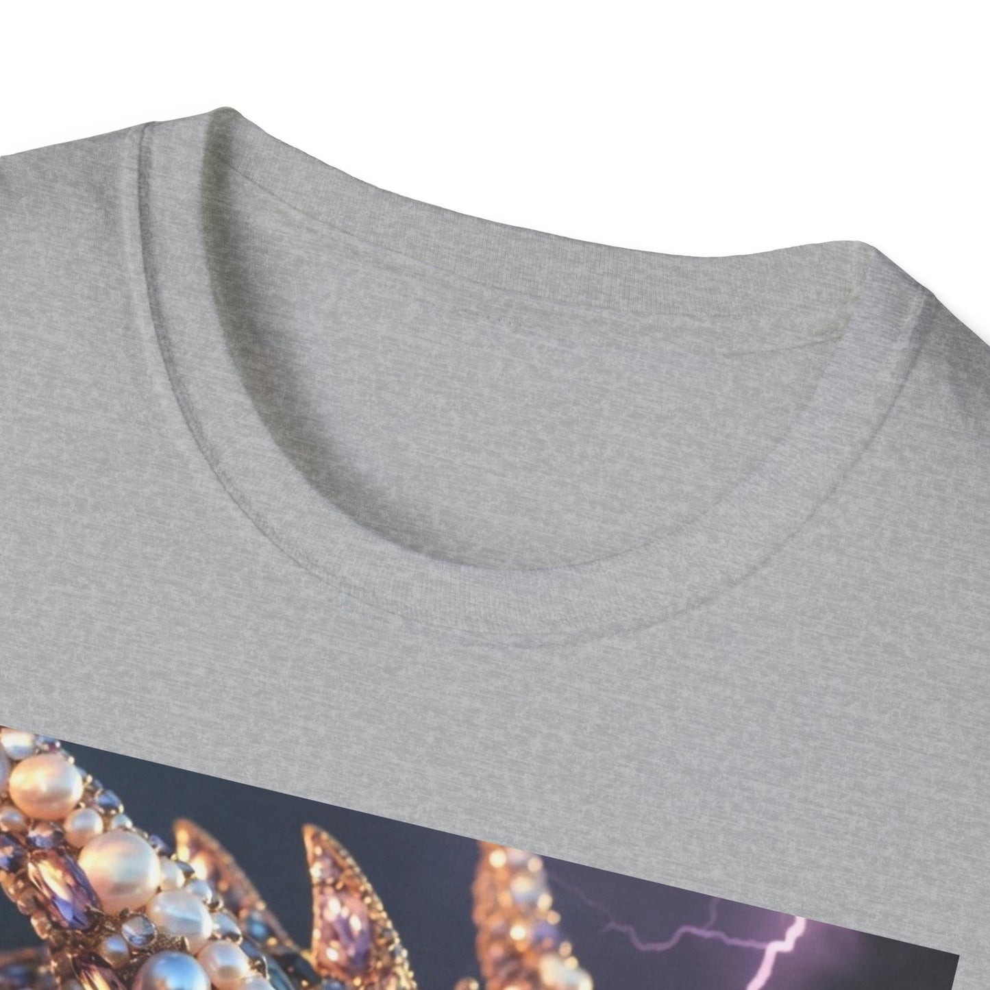 Dragon Gem Art T-Shirt — Fantasy Lightning Dragon Graphic Tee