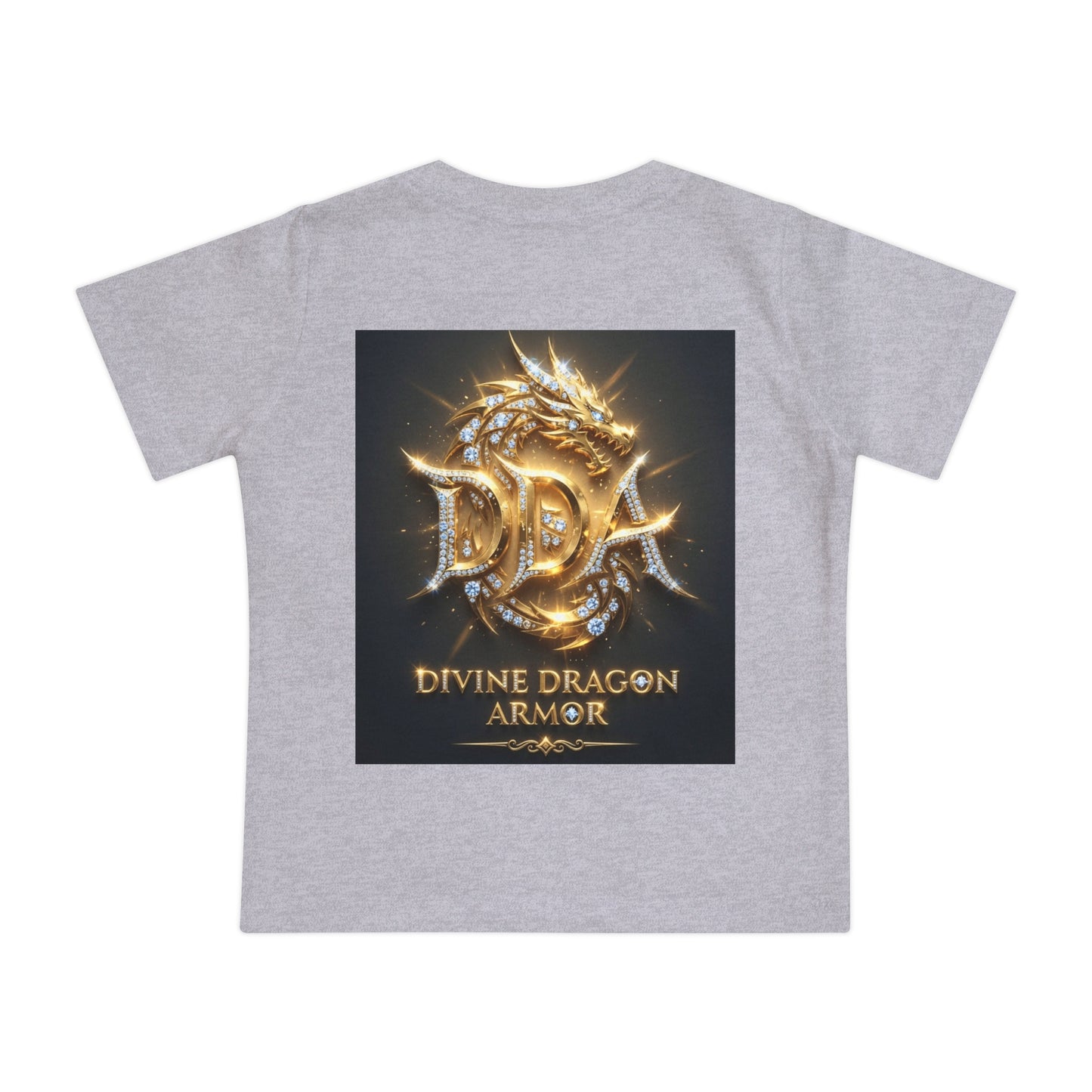 A Baby T-Shirt — Divine Dragon Armor Lightning Robot Graphic