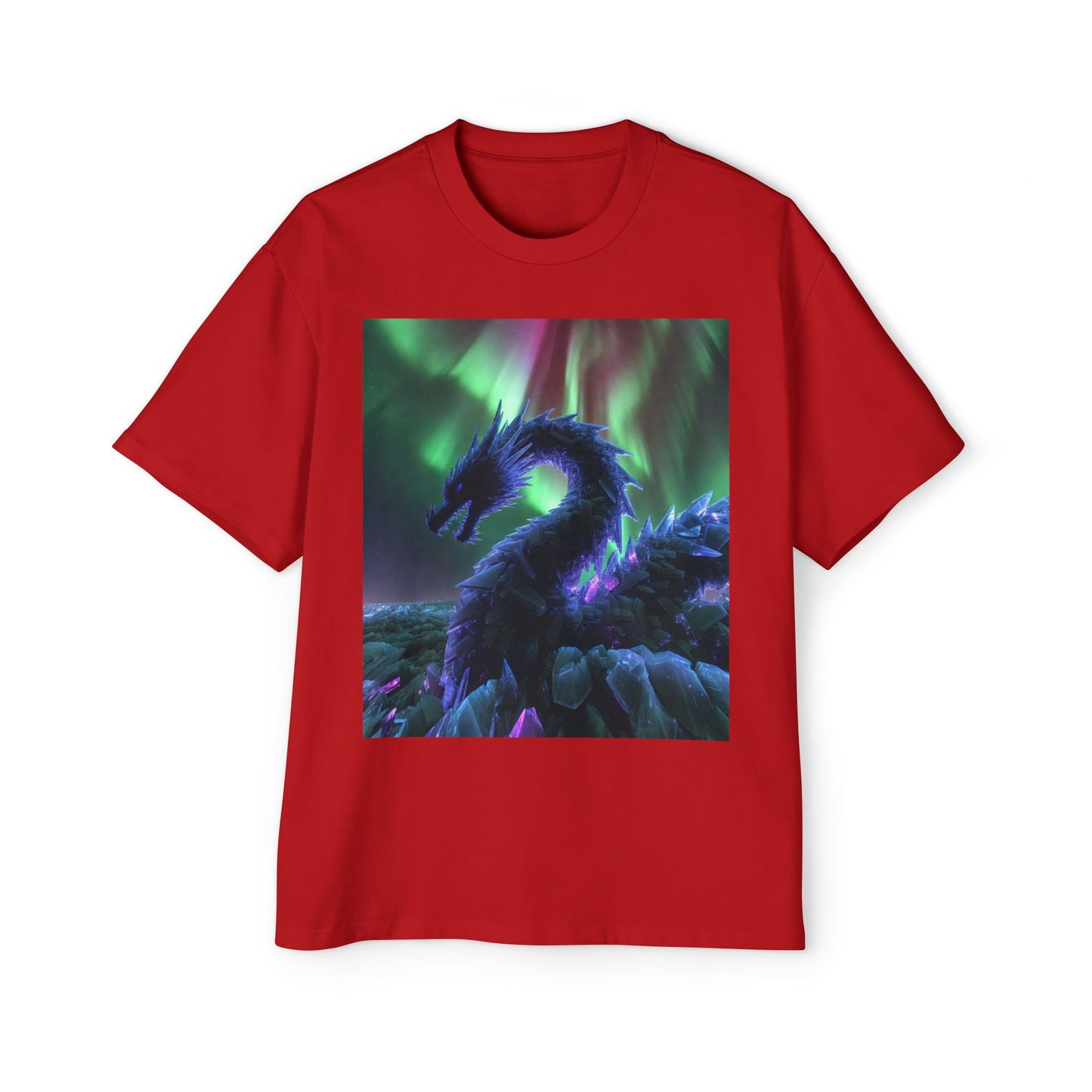 Northern Lights Dragon Tee — Fantasy Dragon Graphic T-Shirt