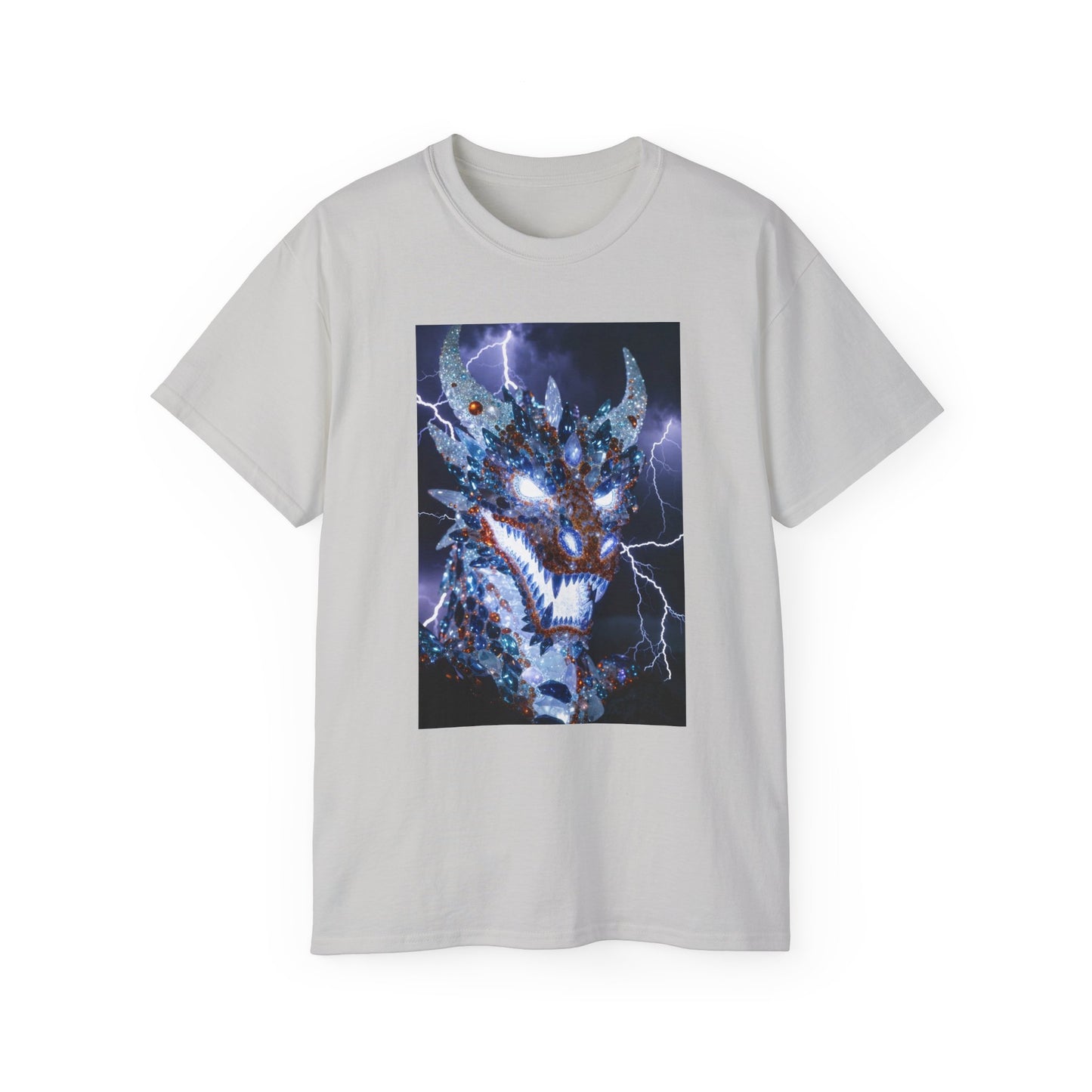 Electric Dragon T-Shirt — Lightning Fantasy Beast Graphic Tee