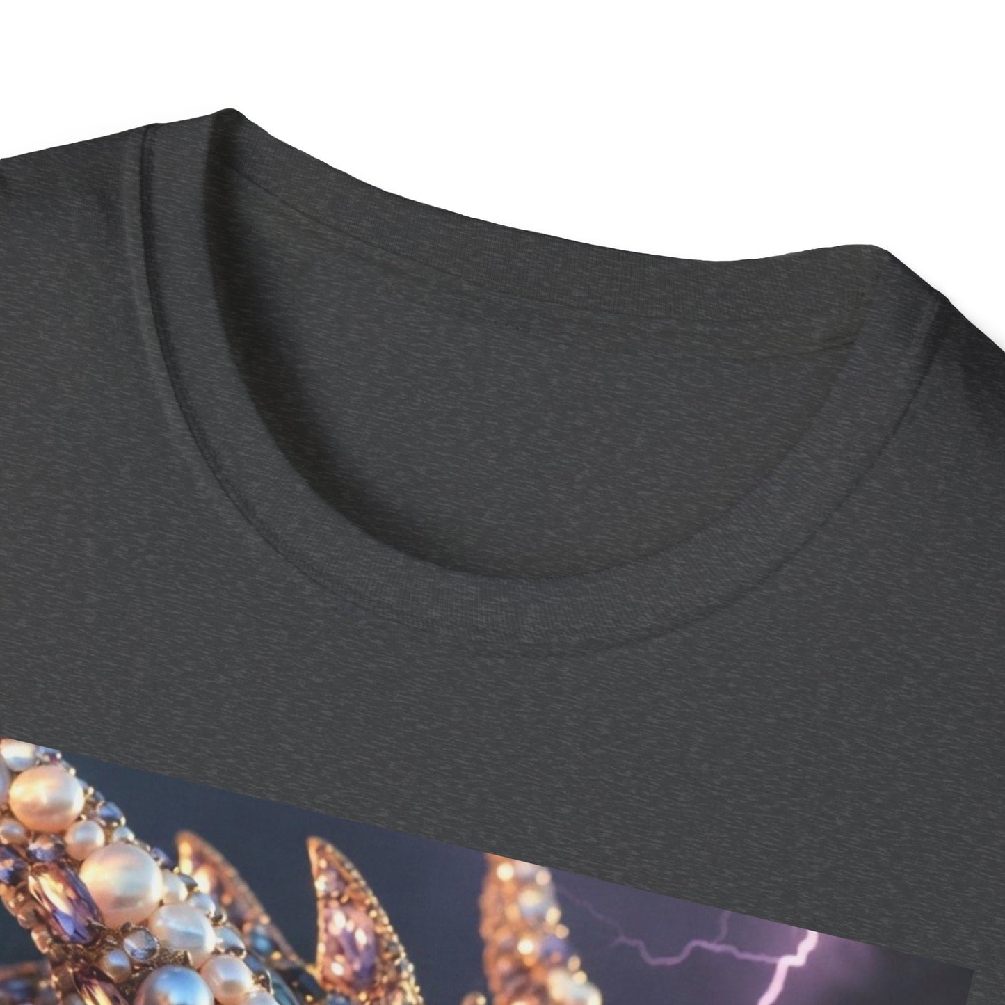 Dragon Gem Art T-Shirt — Fantasy Lightning Dragon Graphic Tee