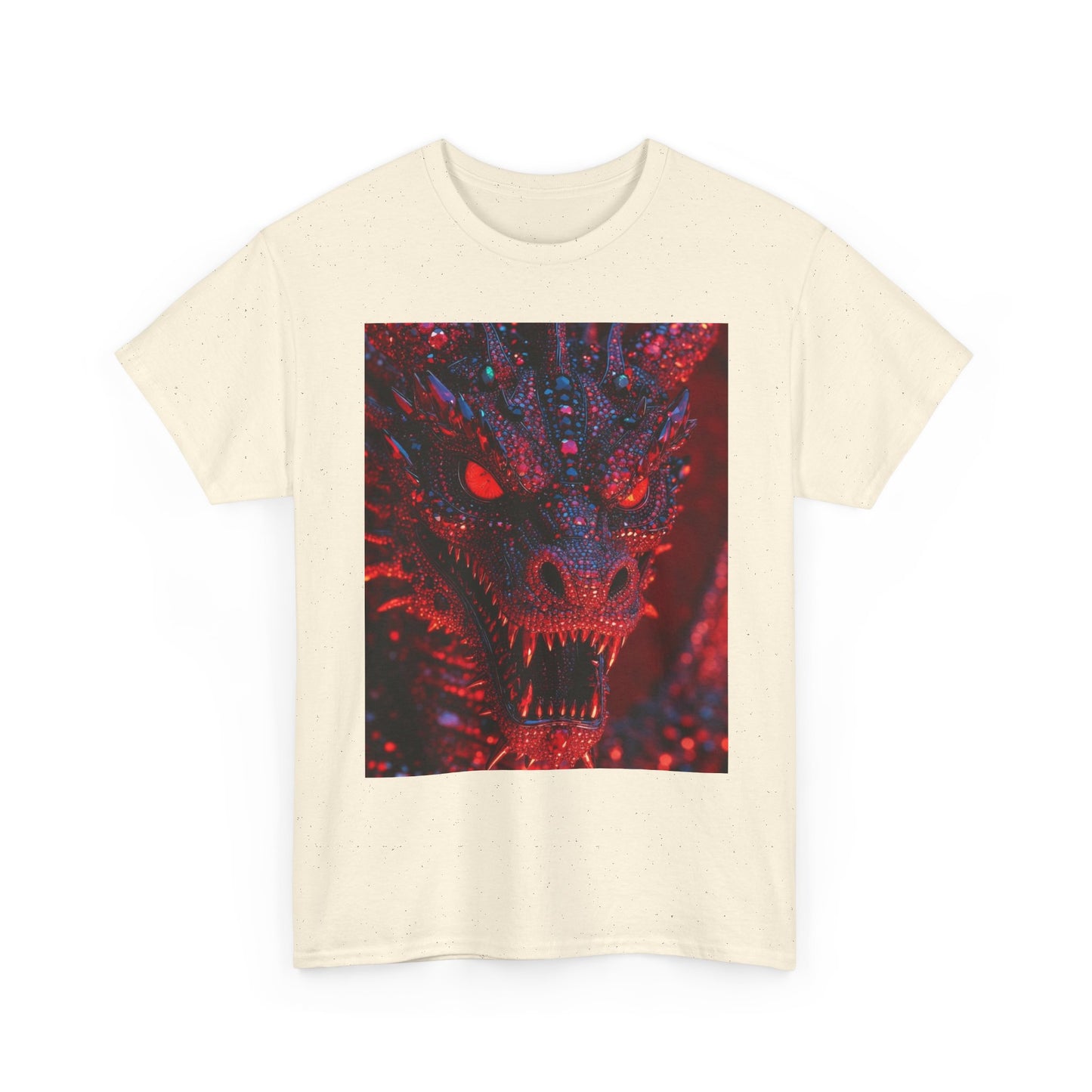 Dragon Rage Graphic Tee — Red Demon Dragon Face T-Shirt