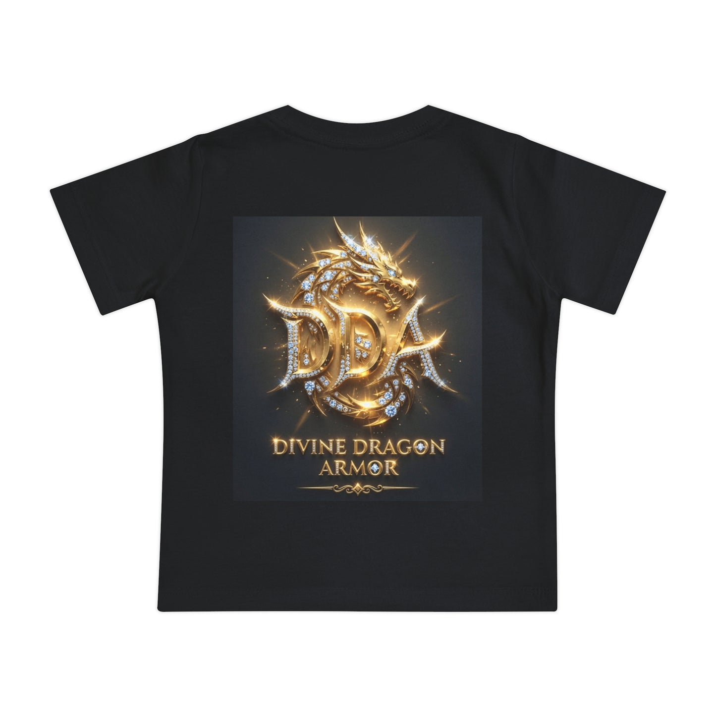A Baby T-Shirt — Divine Dragon Armor Lightning Robot Graphic