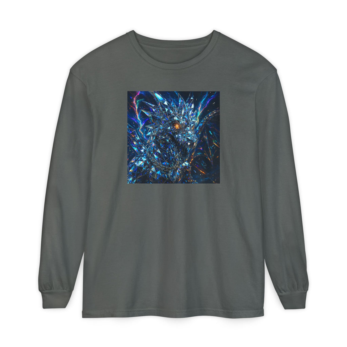 A Glass Dragon Garment-dyed Long Sleeve T-Shirt