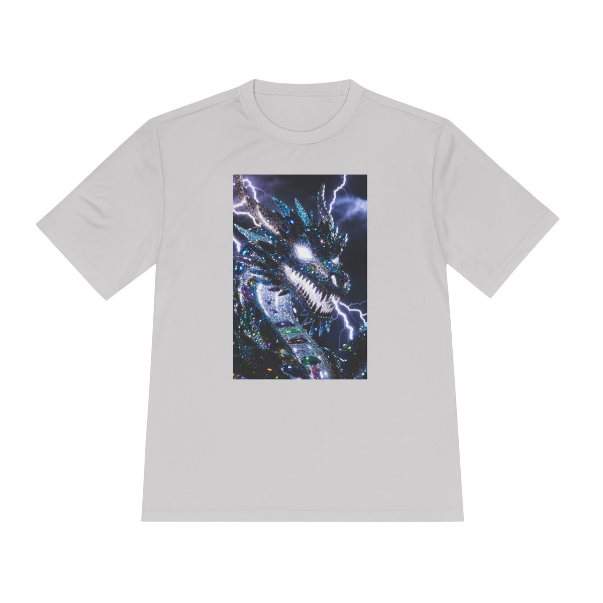 A Lightning Dragon Graphic Tee — Cosmic Fantasy Dragon Shirt