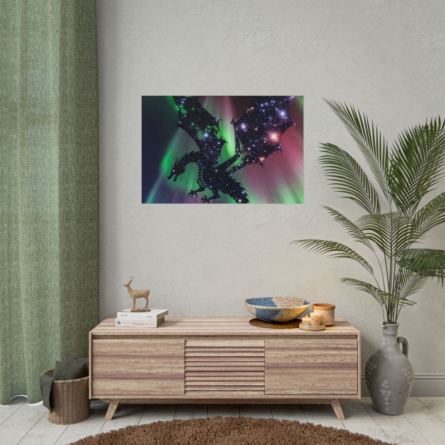 Dragon Aurora Poster