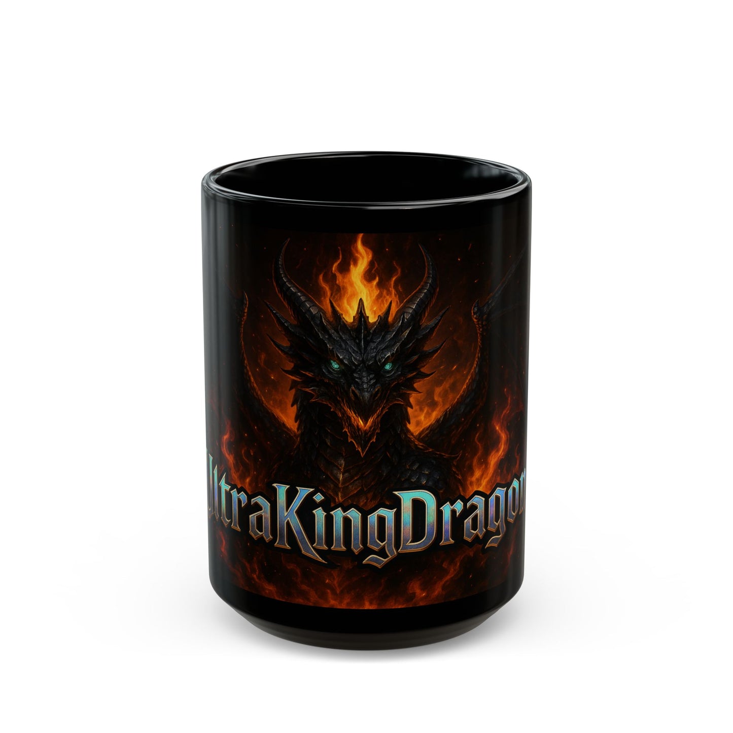 Dragon Fantasy Mug, Black Mug with Ultra King Dragon Design, Perfect Gift for Gamers, Ideal for Coffee Lovers, Fantasy Themed, 11oz [...]